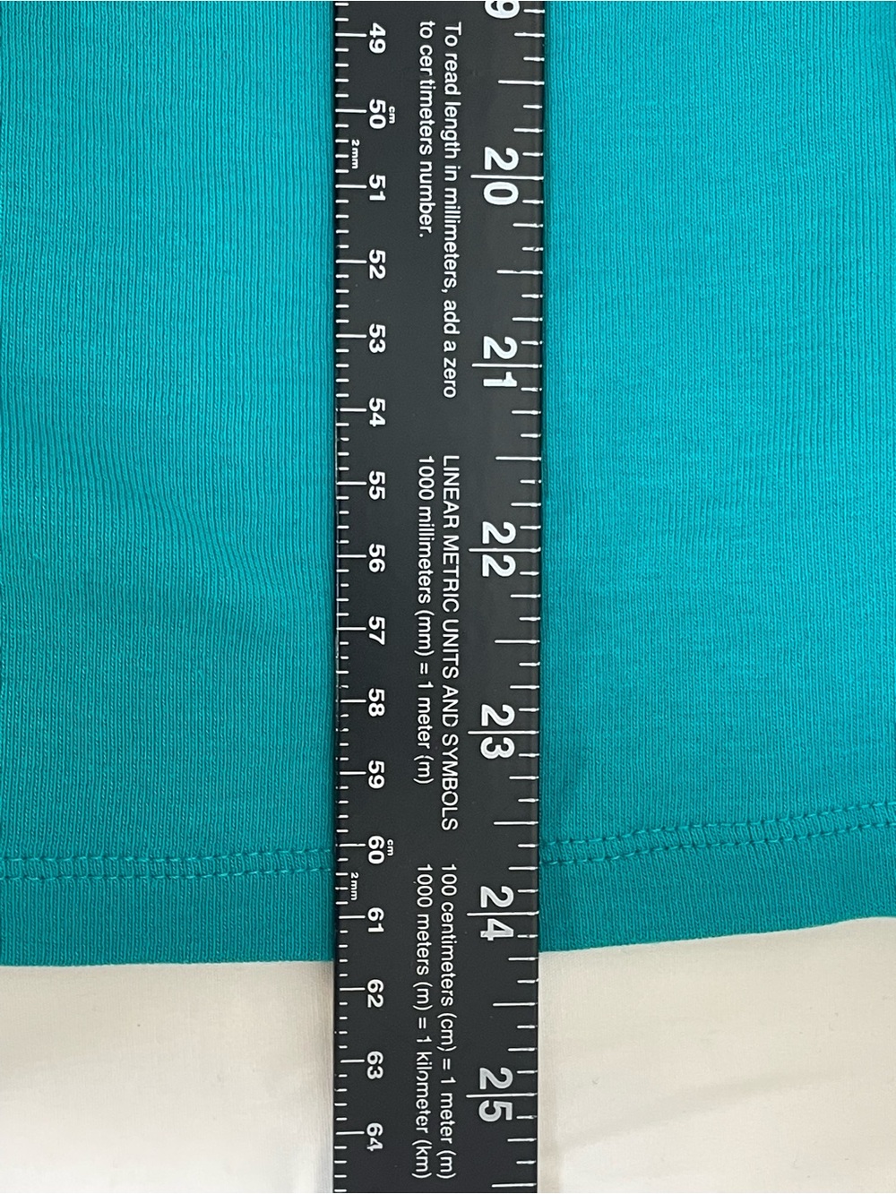 Talbots Women’s Teal Three-Quarter Sleeve Notch-Neck Top Size M - Picture 6 of 6